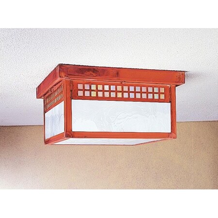 Arroyo Craftsman 12" glasgow flush ceiling mount GCM-12RM-VP